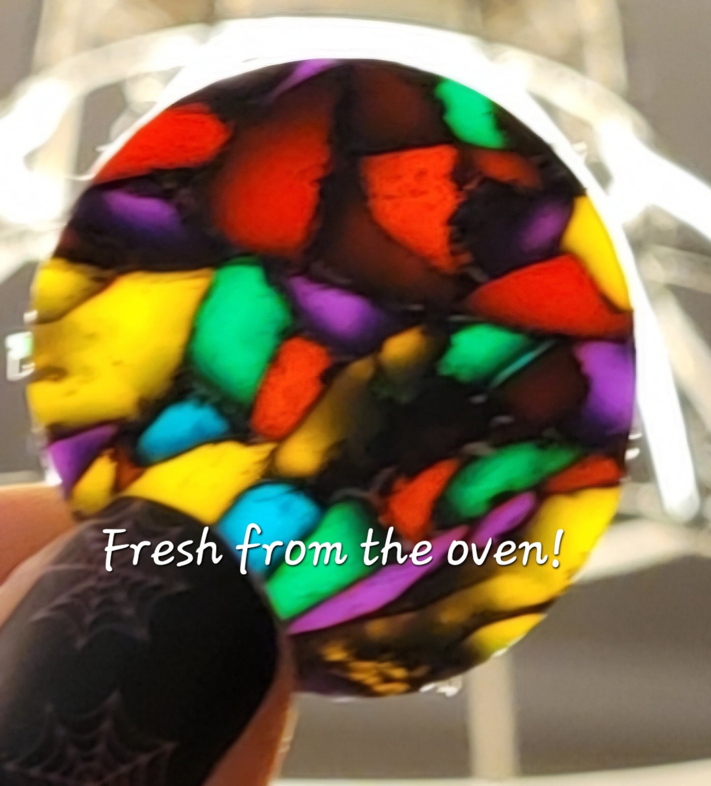 Drop faux Stained Glass